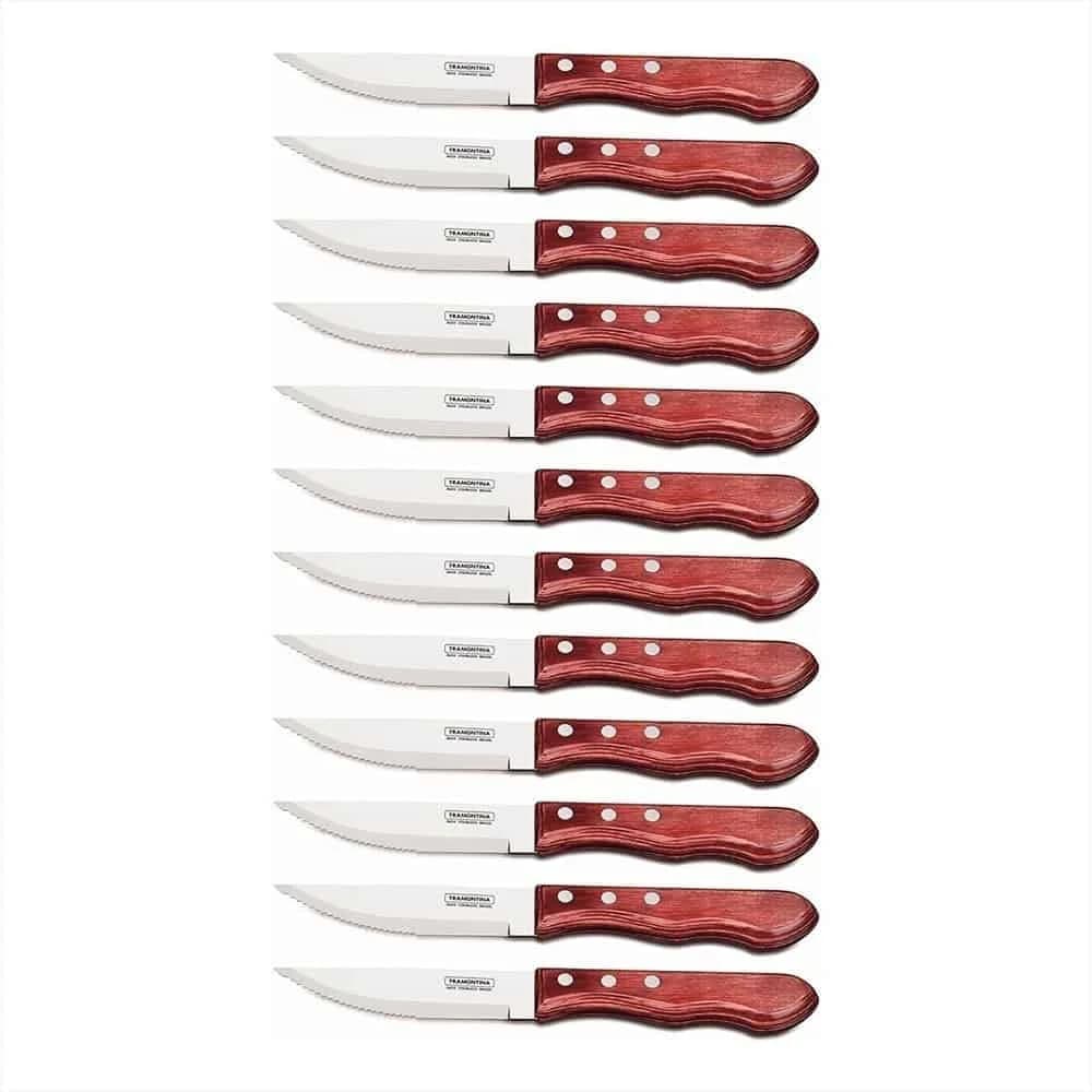 Cuchillo Jumbo X12 Unid. Polywood Tramontina