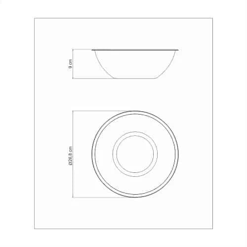 Bowl Tramontina Acero Inoxidable 24 Cm 3 Llitros — imagen 2 de 3