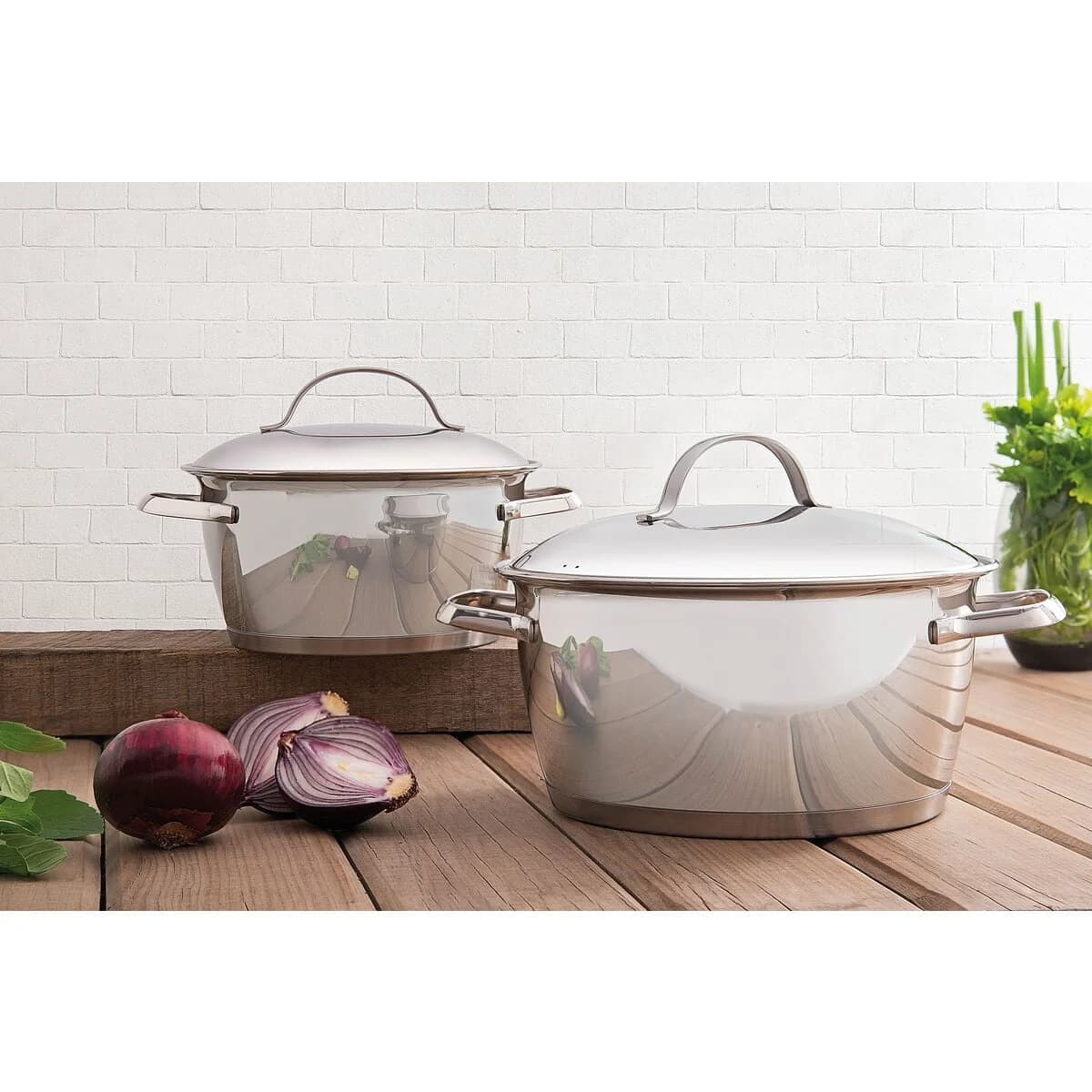 Olla Induccion Tramontina 20 Cm 3.1 Litros Allegra — imagen 5 de 6