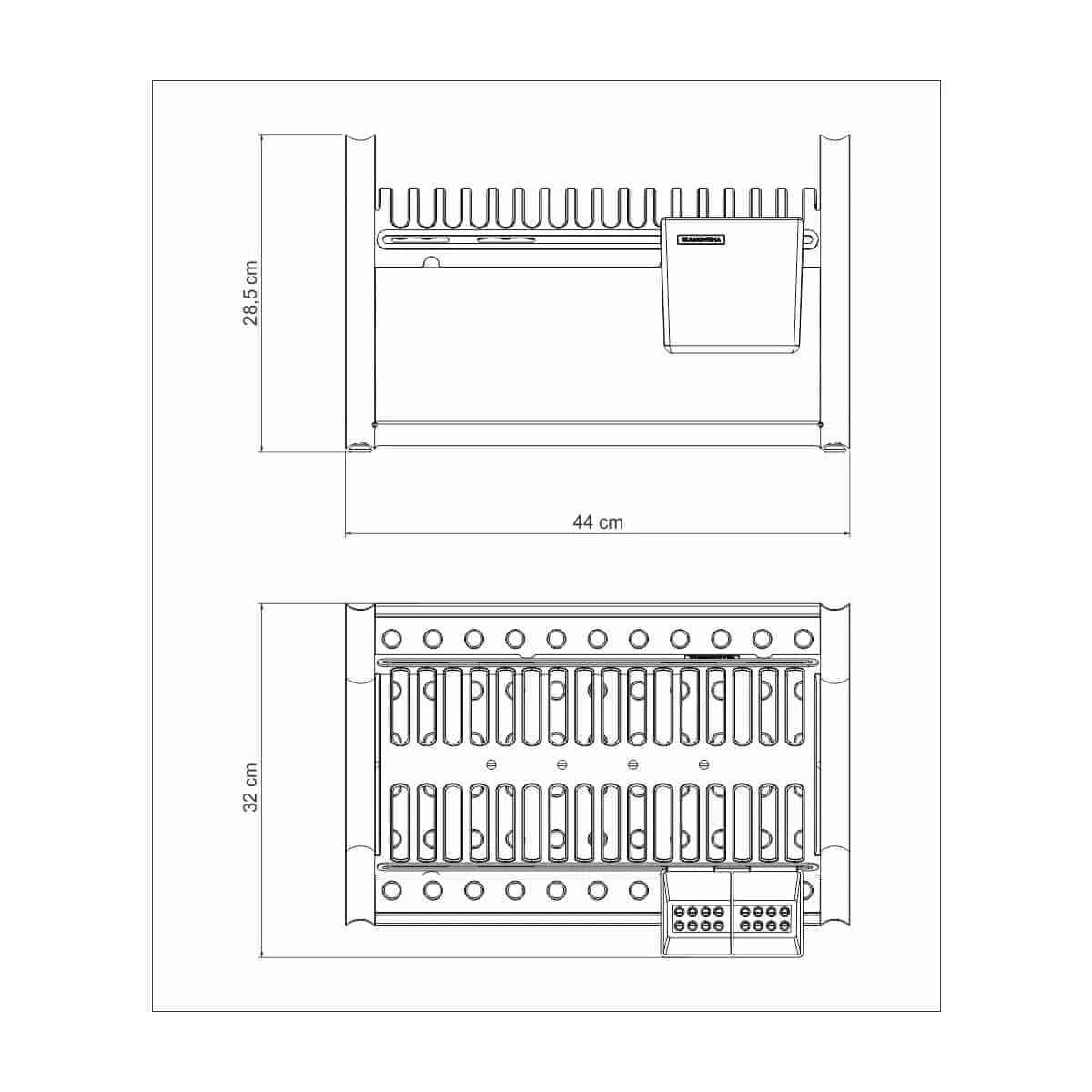 Escurridor Tramontina Vajilla Platos Vasos Cocina — imagen 8 de 8