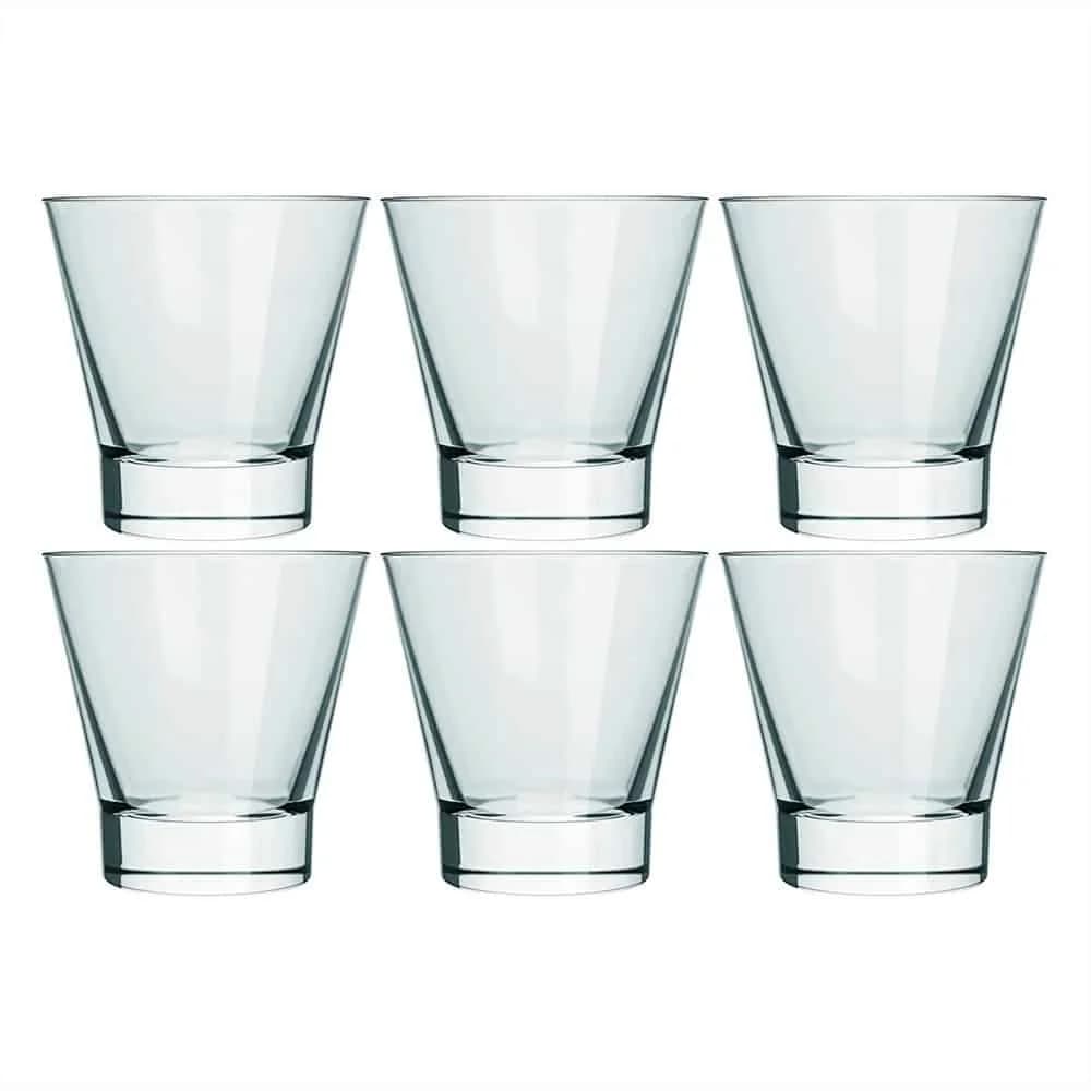 Vaso Vidrio Whisky Nadir 350 Ml Ilhabela X6 Unid.