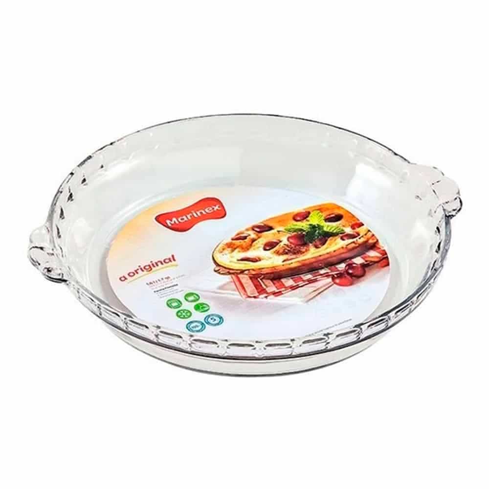 Molde Vidrio Fileteado Redondo Marinex 1600 Ml