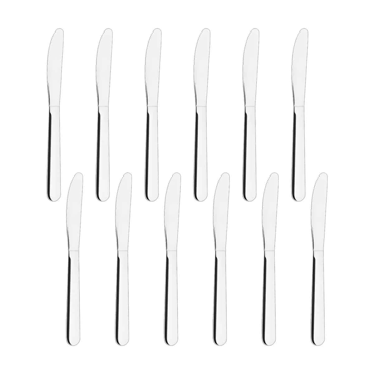 Cuchillo Postre Malibu X 12 Unid. Tramontina Ac. Inoxidable