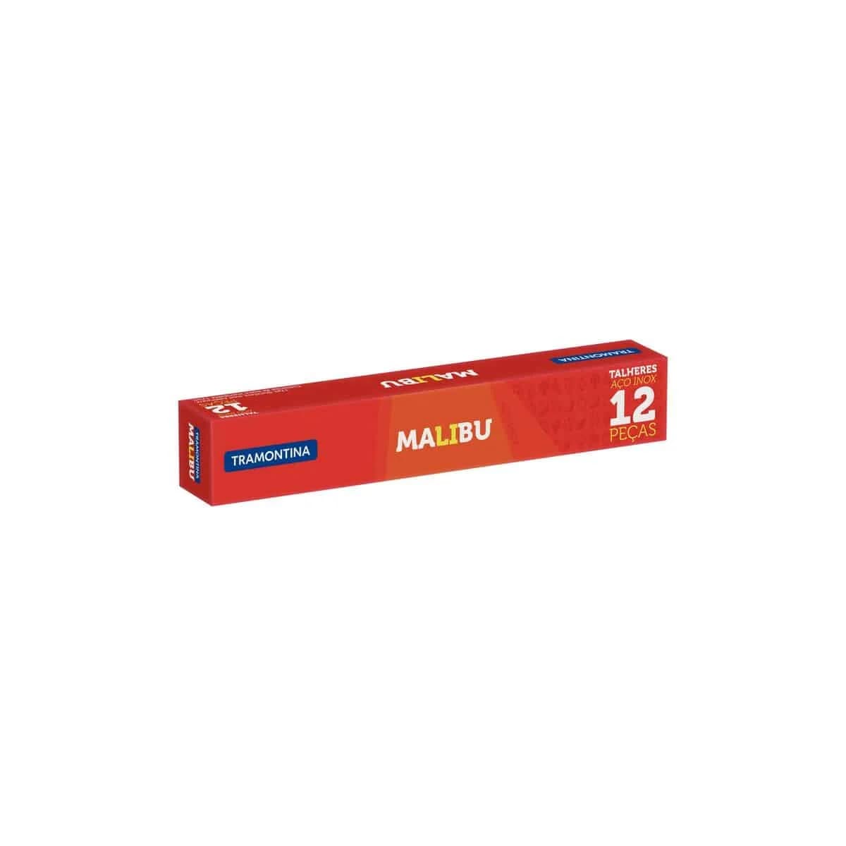Cucharas para refresco Tramontina Malibu de acero inoxidable pack de 12 unidades — imagen 3 de 4