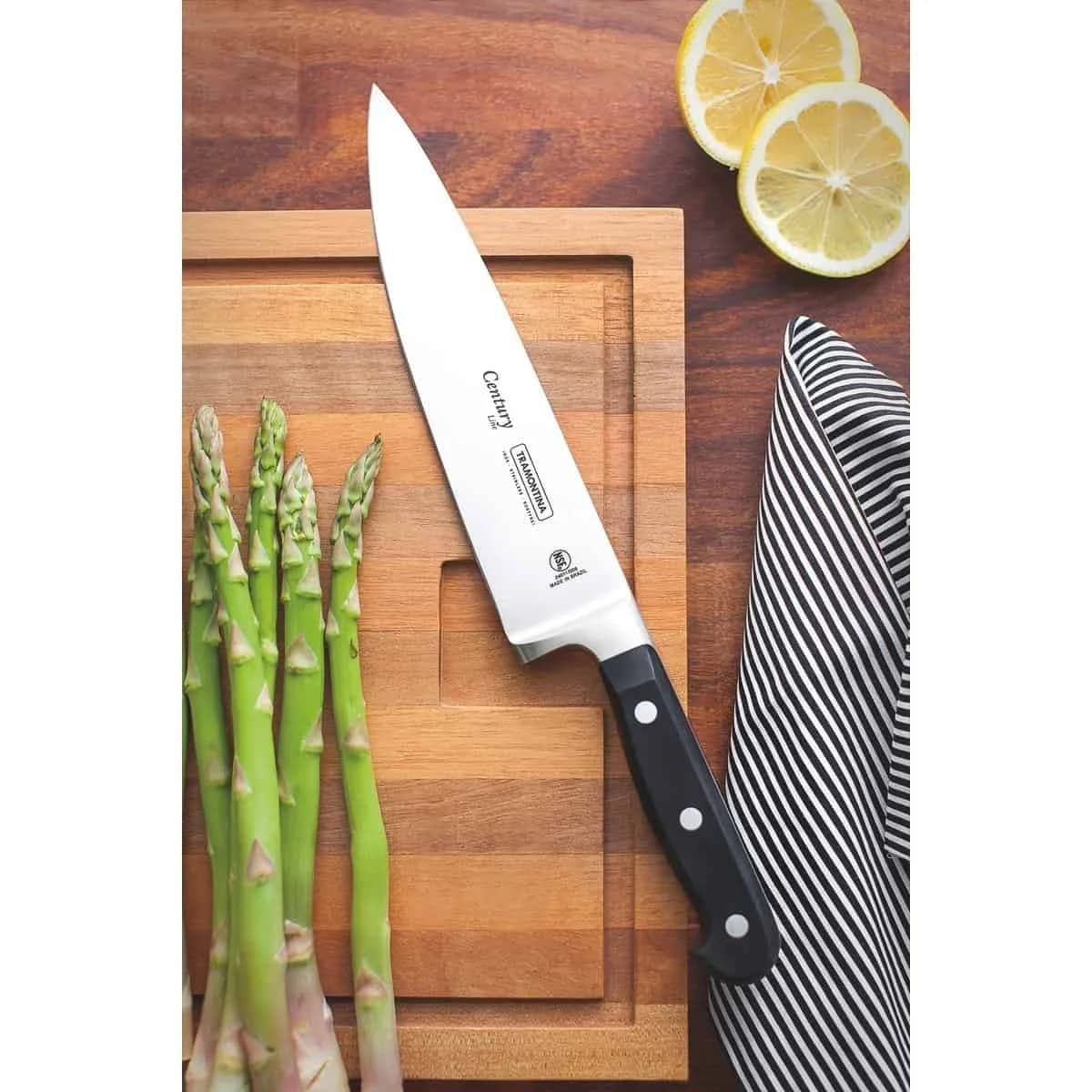 Cuchillo chef Tramontina Century de acero inoxidable forjado 6 pulgadas — imagen 4 de 5