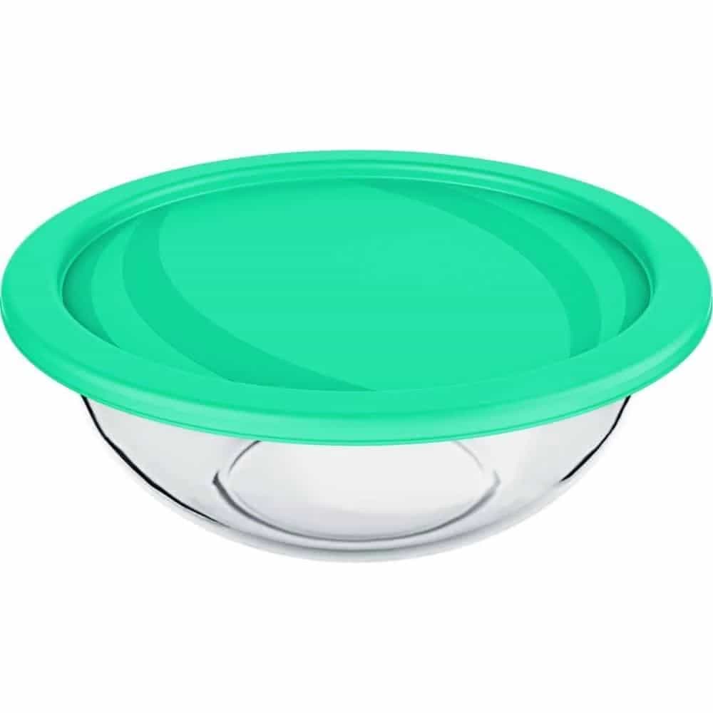 Bowl Vidrio Con Tapa Marinex 1500 Ml