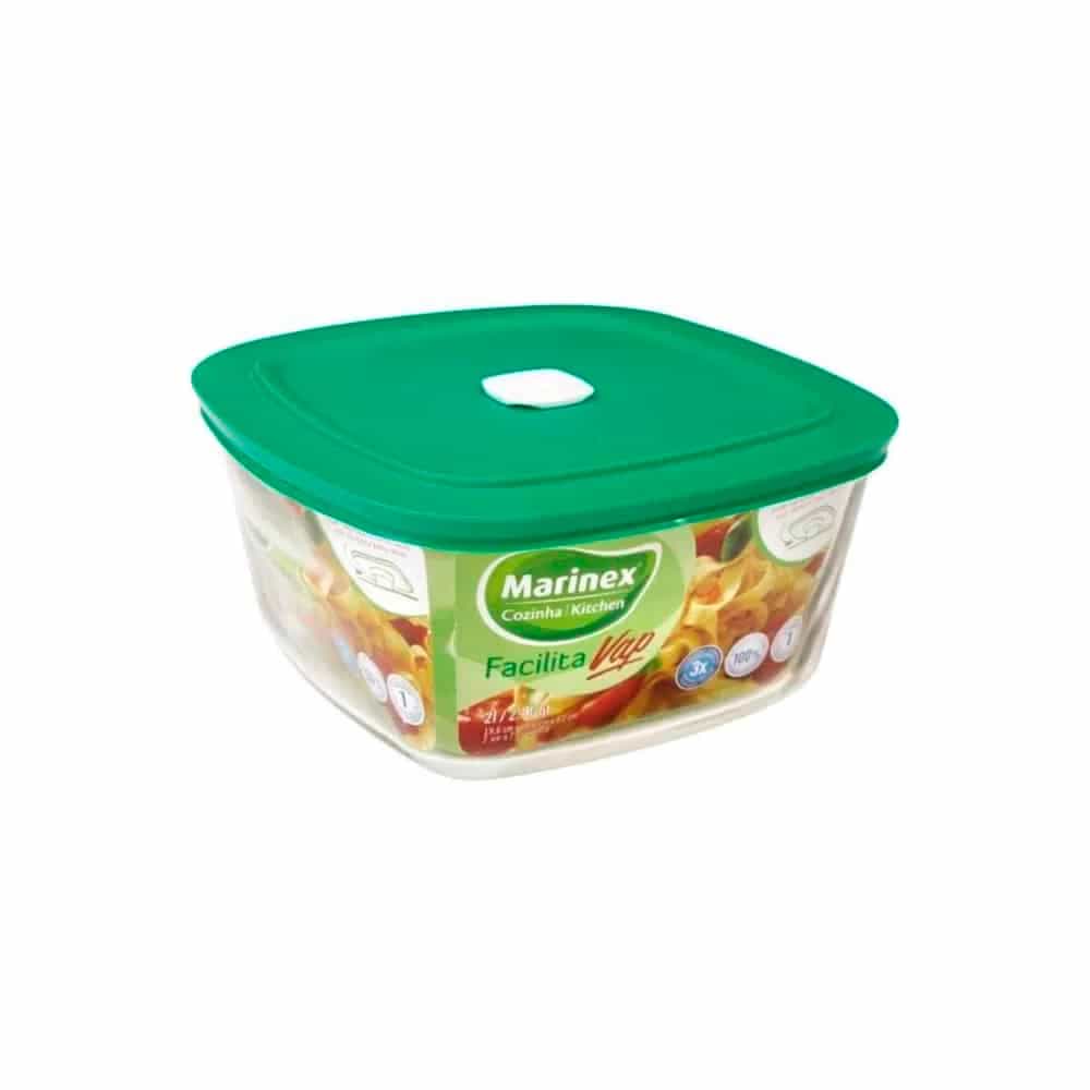 Tupper Vidrio Marinex 1000 Ml Bowl Con Tapa