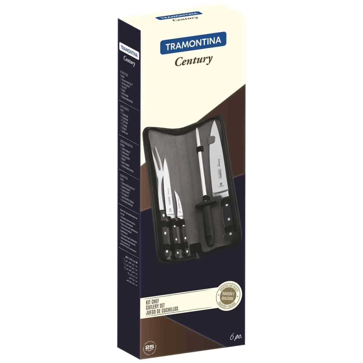 Juego para chef con estuche Tramontina Century 6 piezas — imagen 2 de 5