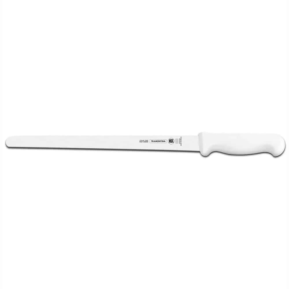 Cuchillo para fiambres y pan Tramontina Profissional Master de acero inoxidable 12 pulgadas con mango blanco — imagen 1 de 1