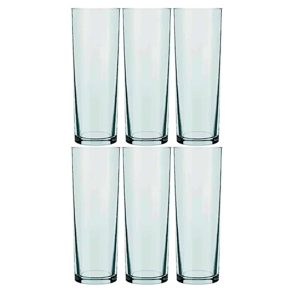Vaso Tubo Nadir 320 Ml Cylinder X6 Unid. — imagen 1 de 2