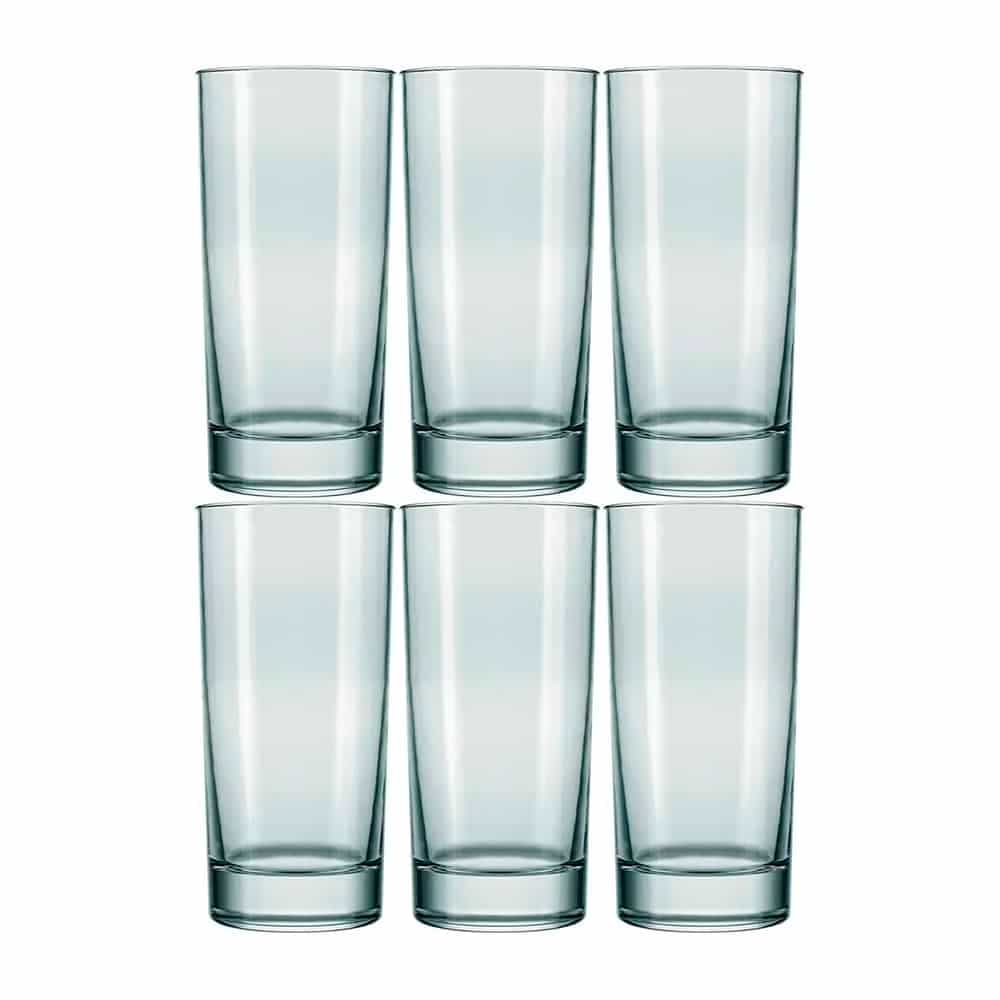 Vaso Vidrio Refresco Nadir 320 Ml Atol X6 Unid.
