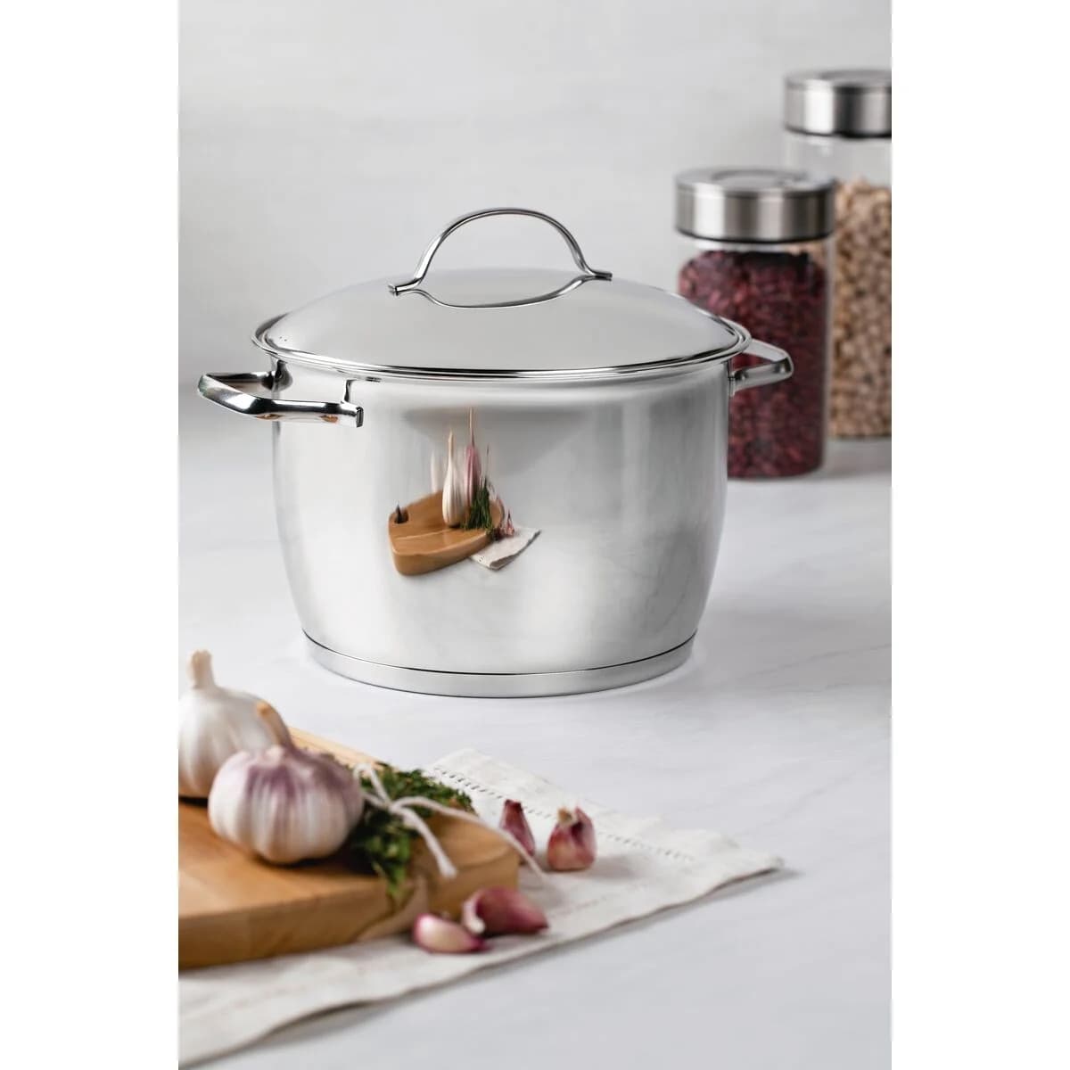 Olla Induccion Tramontina 24 Cm 7,50 Litros Allegra — imagen 4 de 5