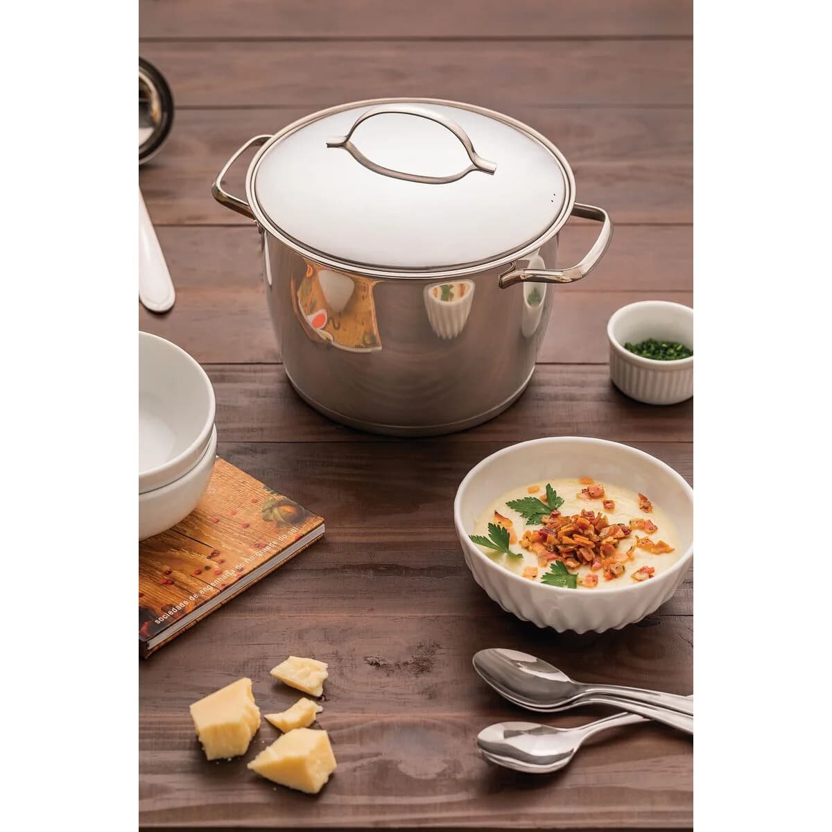 Olla Induccion Tramontina 24 Cm 7,50 Litros Allegra — imagen 5 de 5