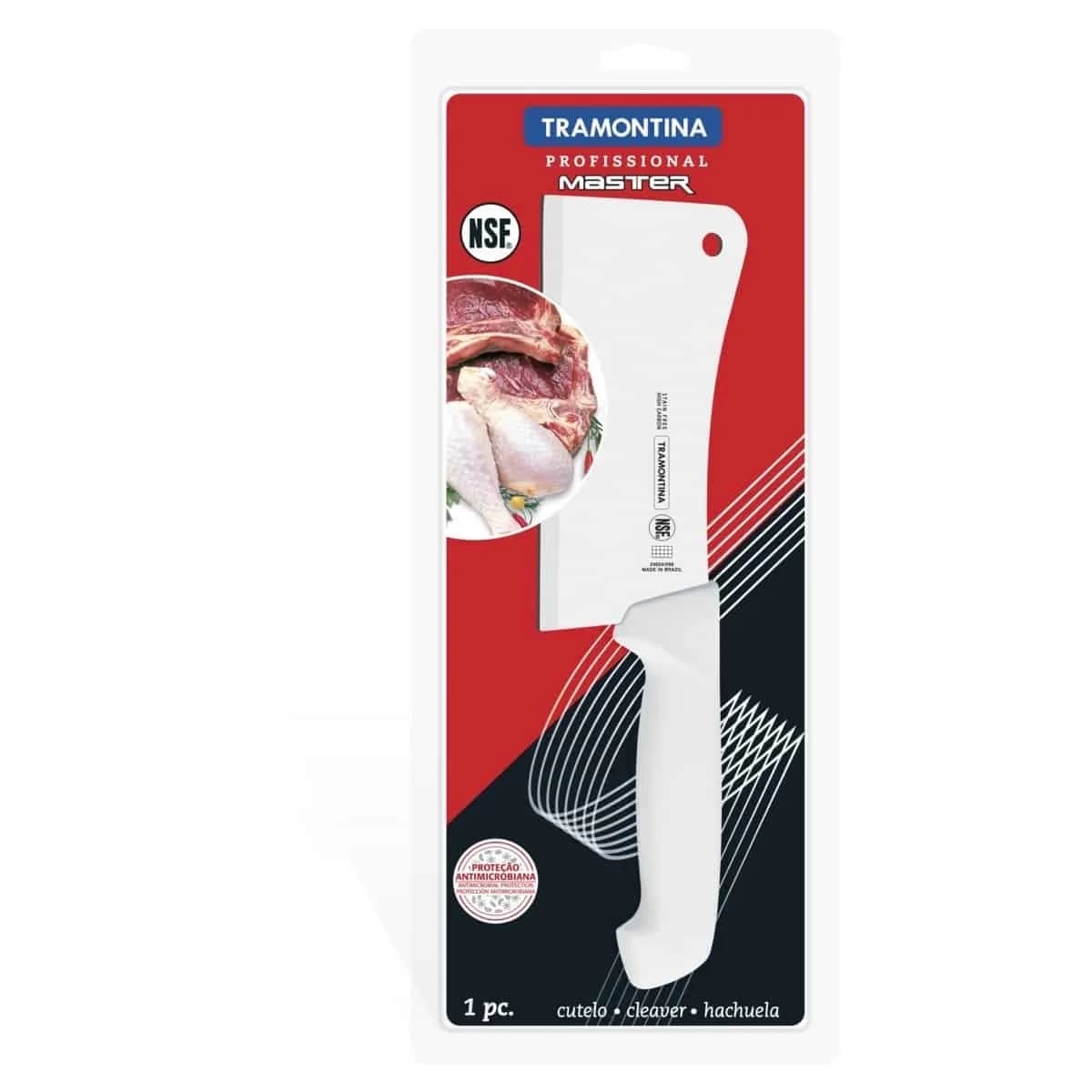 Hachuela Tramontina Profissional Master de acero inoxidable 6 pulgadas — imagen 2 de 2