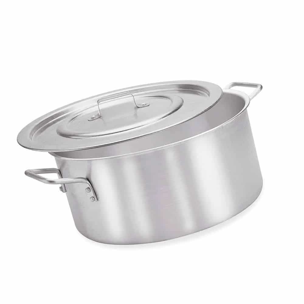 Olla Cacerola Aluminio 30 Cm 9,5 Lts Gastronomia