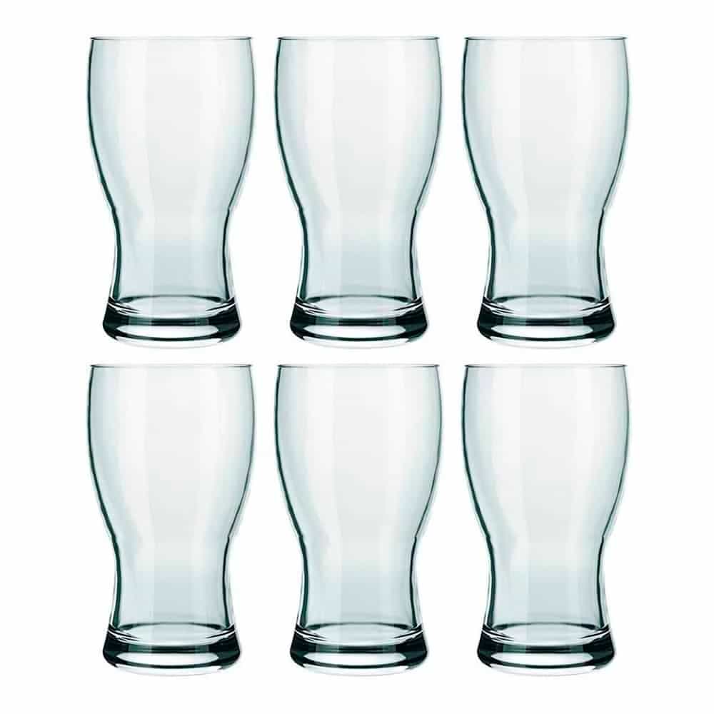 Vaso Vidrio 220 Ml Frevo Cerveza X6 Unid.