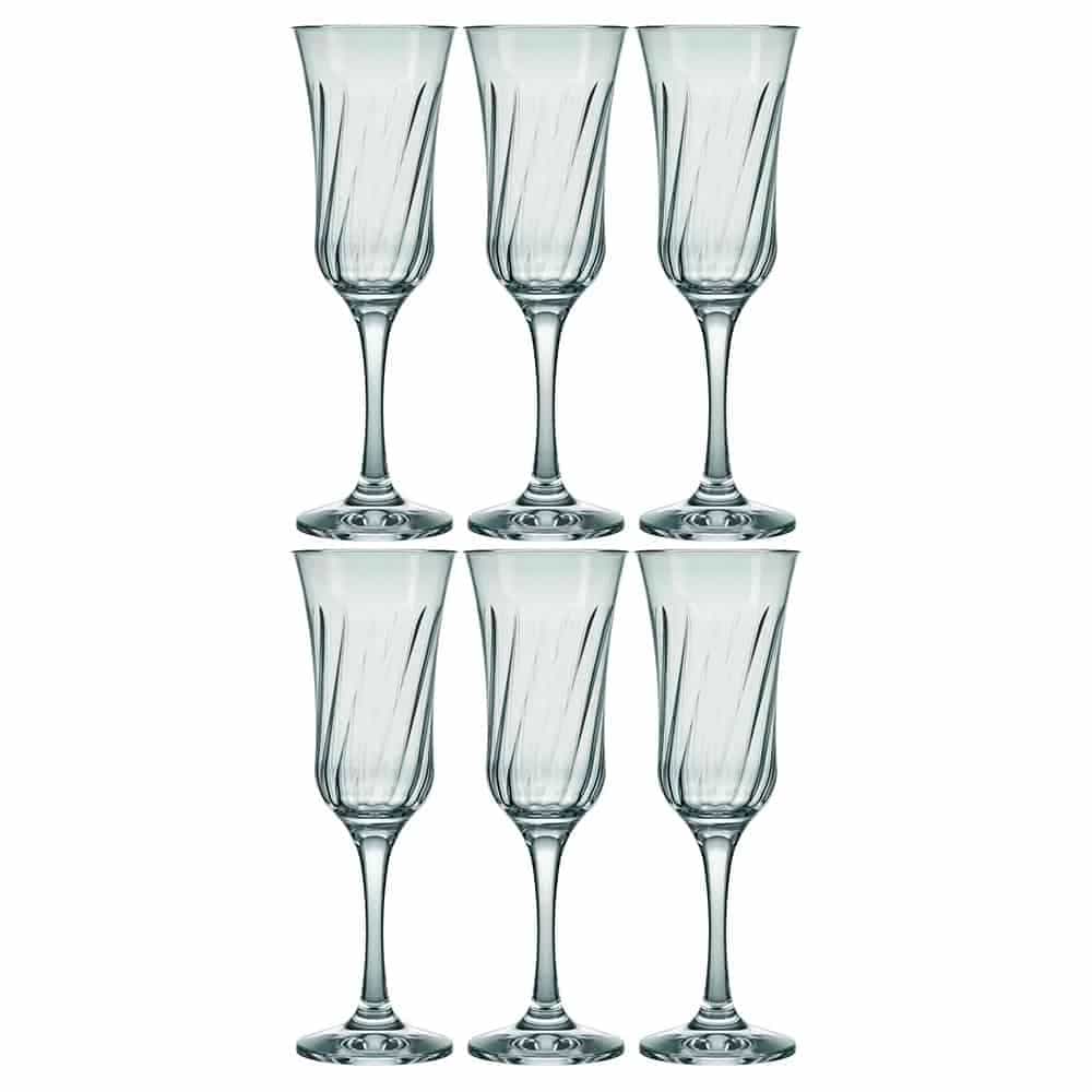Copa Champagne Nadir 195 Ml Lirio X6 Unid.