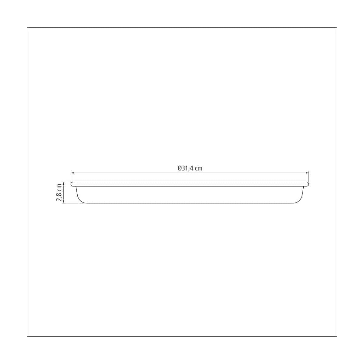 Pizzera Tramontina Brasil antiadherente 30 cm 1.8 L — imagen 3 de 3