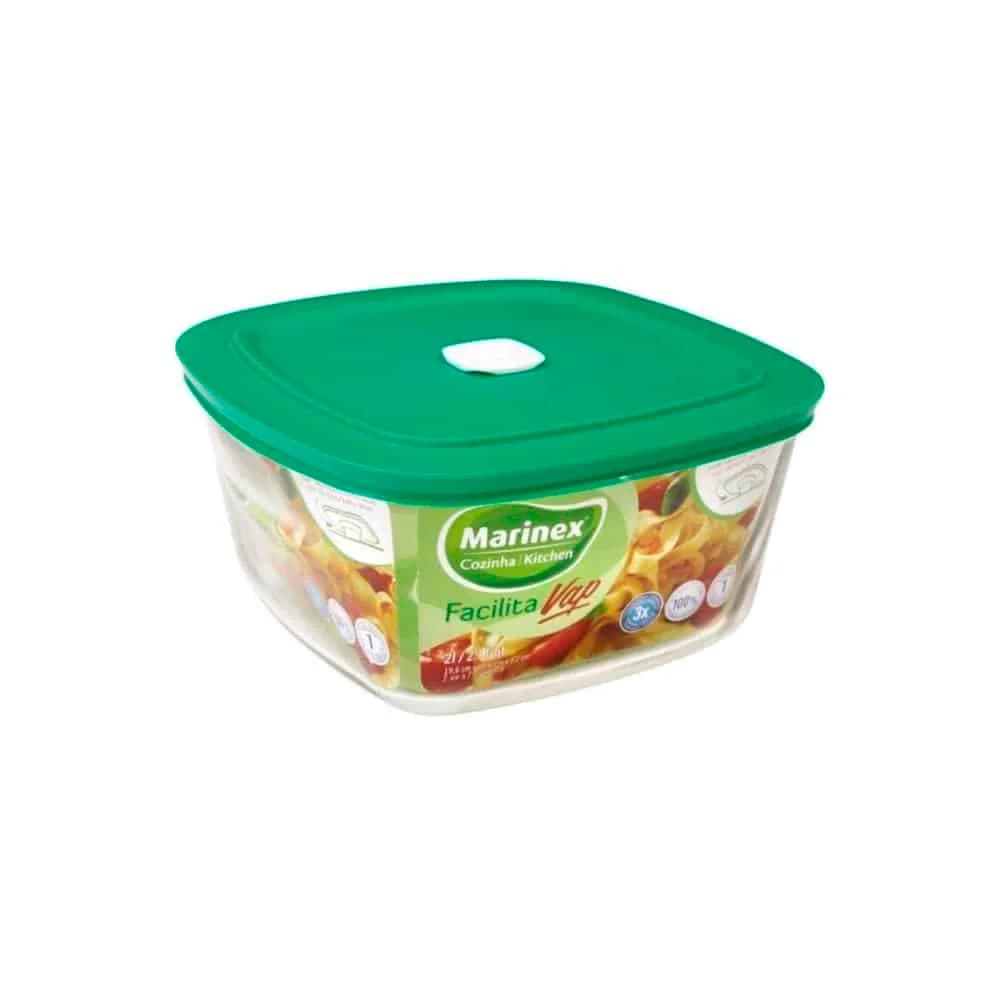 Tupper Vidrio Marinex 2000 Ml Bowl Con Tapa — imagen 1 de 5
