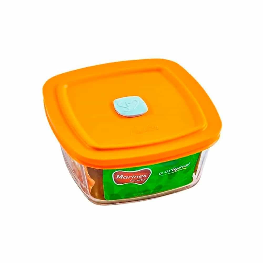 Tupper Vidrio Marinex 500 Ml Bowl Con Tapa