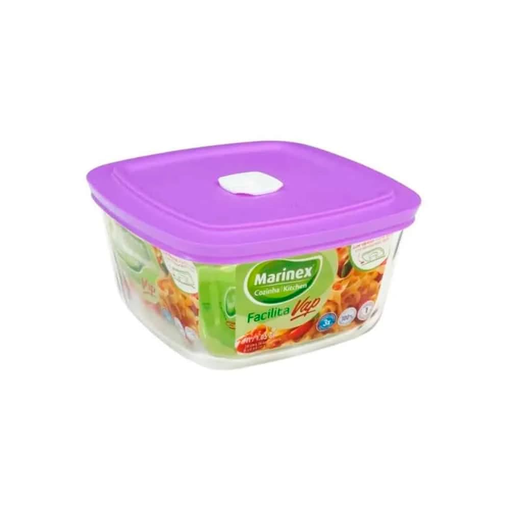 Tupper Vidrio Marinex 500 Ml Bowl Con Tapa — imagen 3 de 5