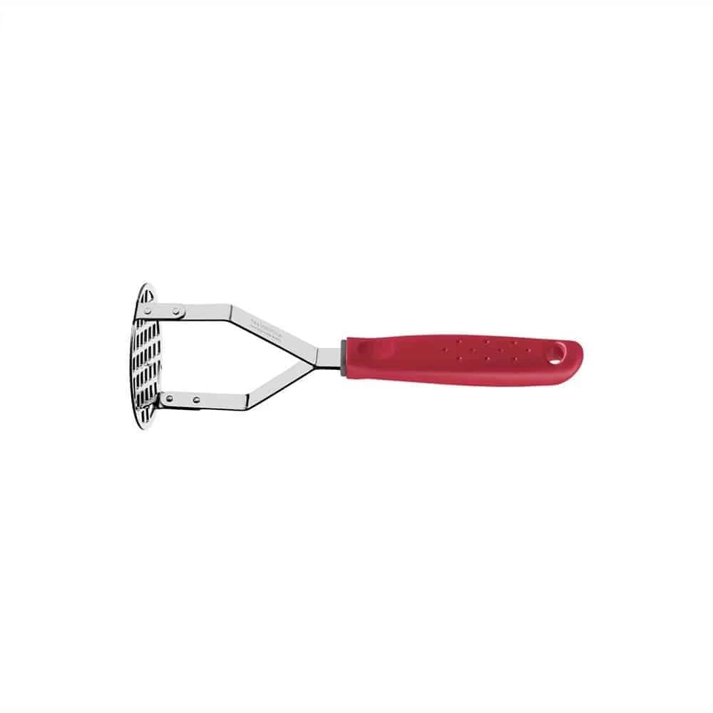 Puretera Tramontina Utilità de acero inoxidable 23.8 cm con mango rojo — imagen 1 de 2