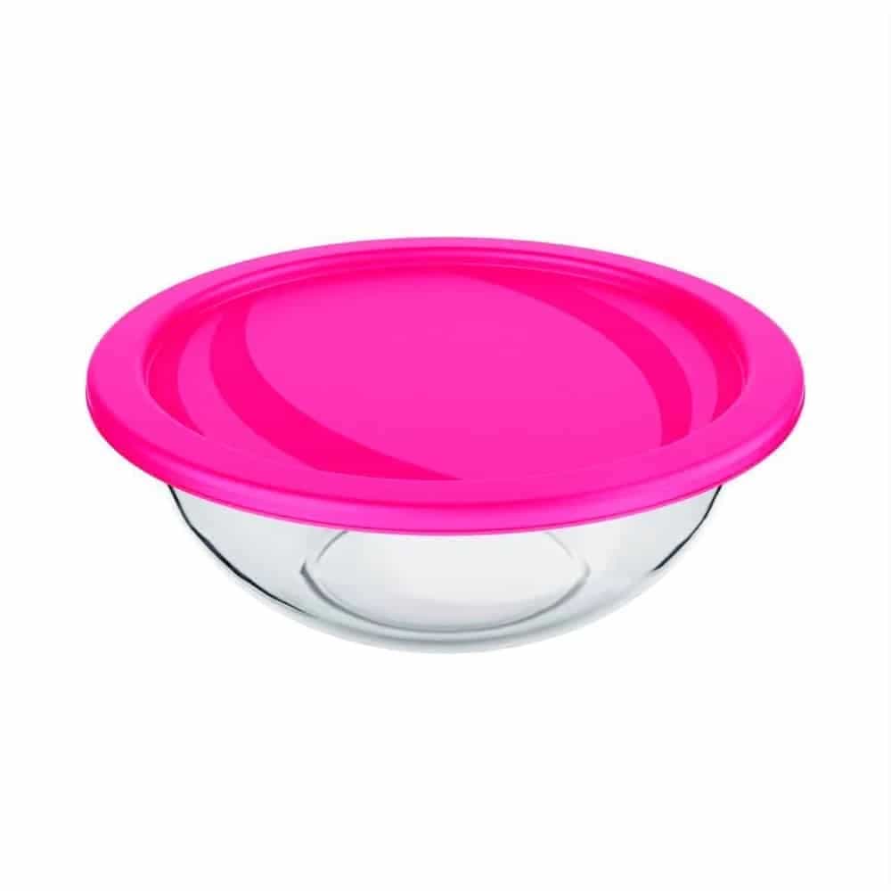 Bowl Vidrio Con Tapa Marinex 500 Ml