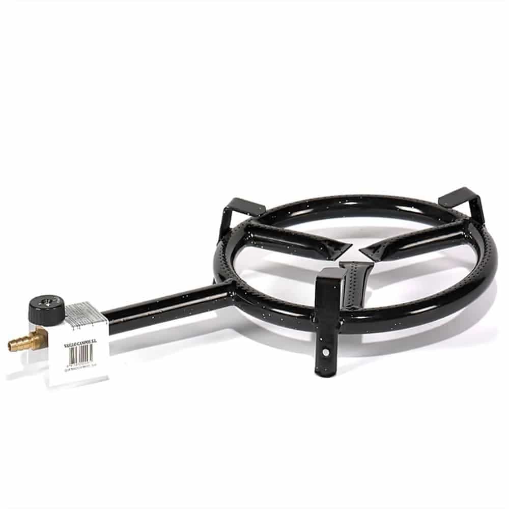 Quemador Paellero A Gas Acero Esmaltado 30 Cm