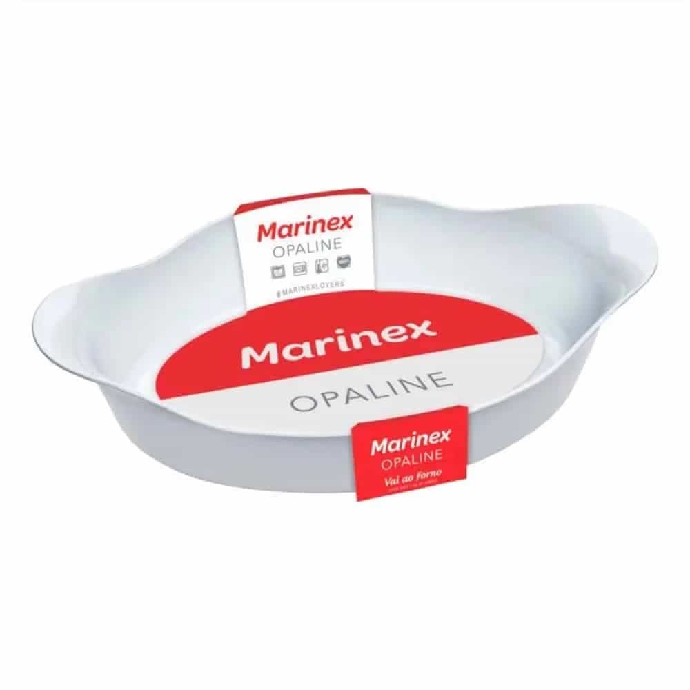 Asadera Fuente Marinex Vidrio Opaline 1600 Ml
