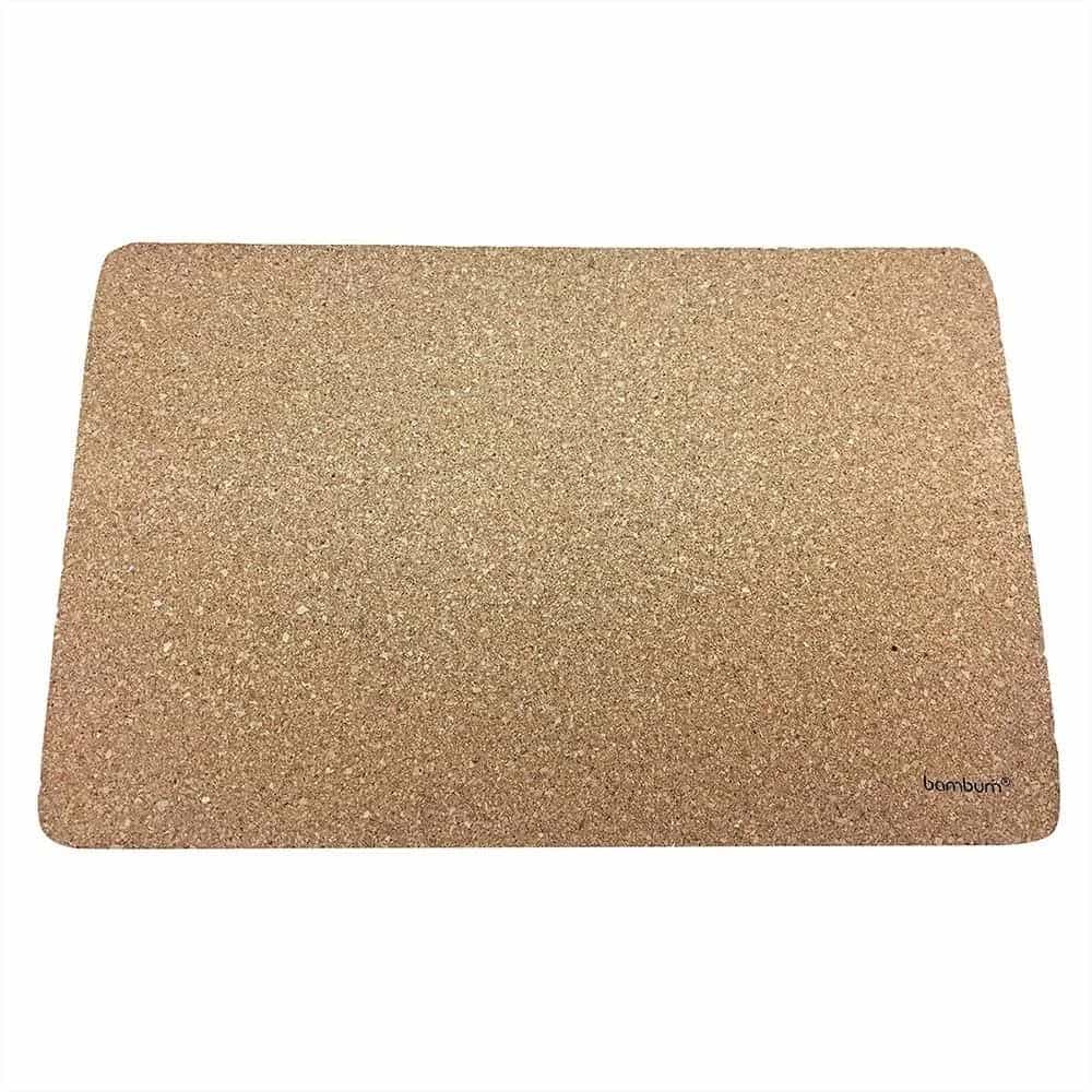 Tabla De Corcho Bambum Madera Rectangular 30 X 20 Cm