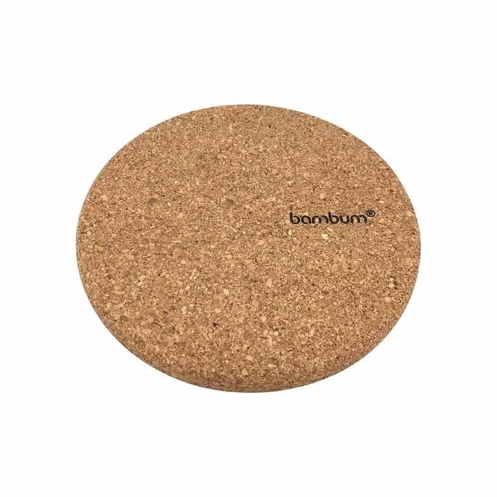 Tabla De Corcho Bambu Madera Redonda 23 X 1 Cm Bambum