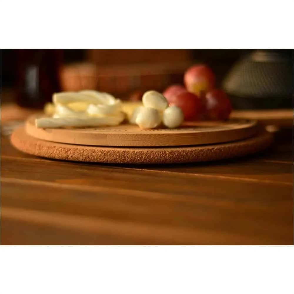 Tabla De Corcho Bambu Madera Redonda 23 X 1 Cm Bambum — imagen 3 de 3