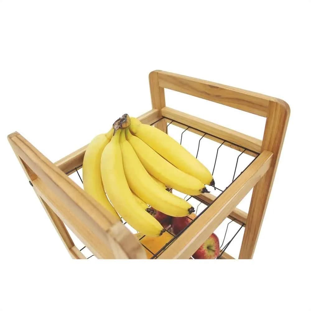 Carro Auxiliar Para Frutas Tramontina Madera Teca — imagen 6 de 6