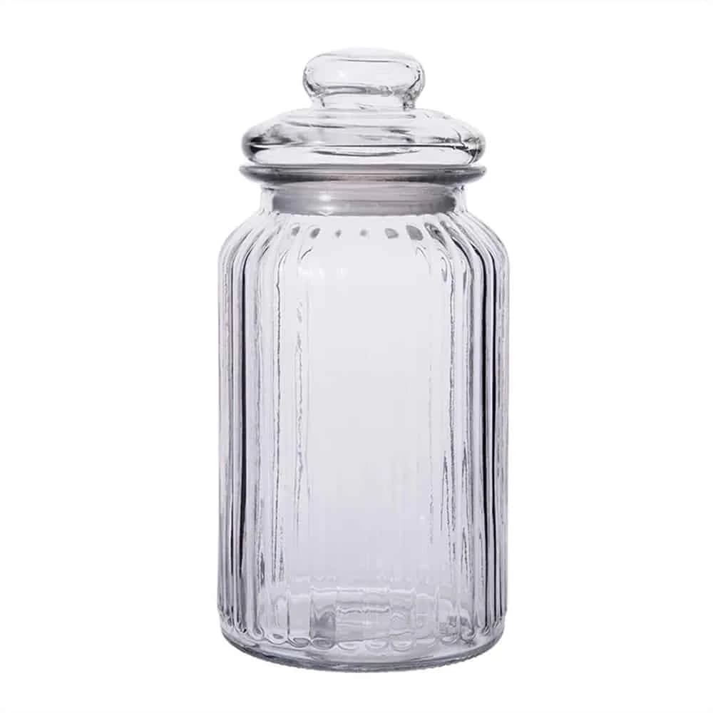 Frasco De Vidrio Tarro Caramelera Hermetico Conserva 1300 Ml — imagen 1 de 2