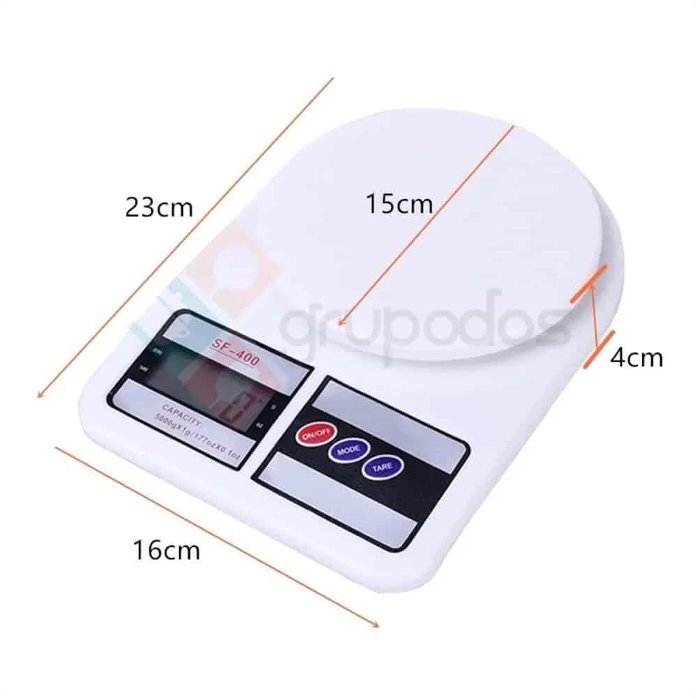 Balanza De Cocina Precision Digital De 1g A 10 Kg Grupo Dos — imagen 2 de 5
