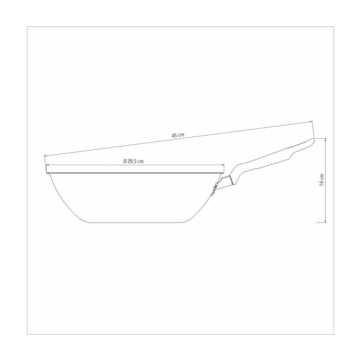 Sarten Wok Tramontina Teflon Antiadherente 28 Cm Loreto — imagen 3 de 4