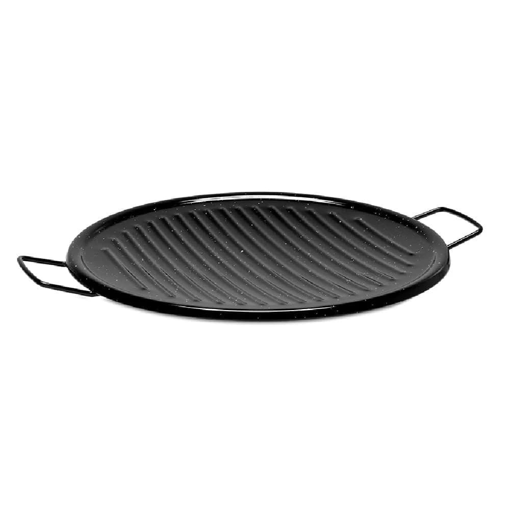 Plancha Bifera Acero Esmaltado Redonda 36 Cm Vaello — imagen 1 de 1
