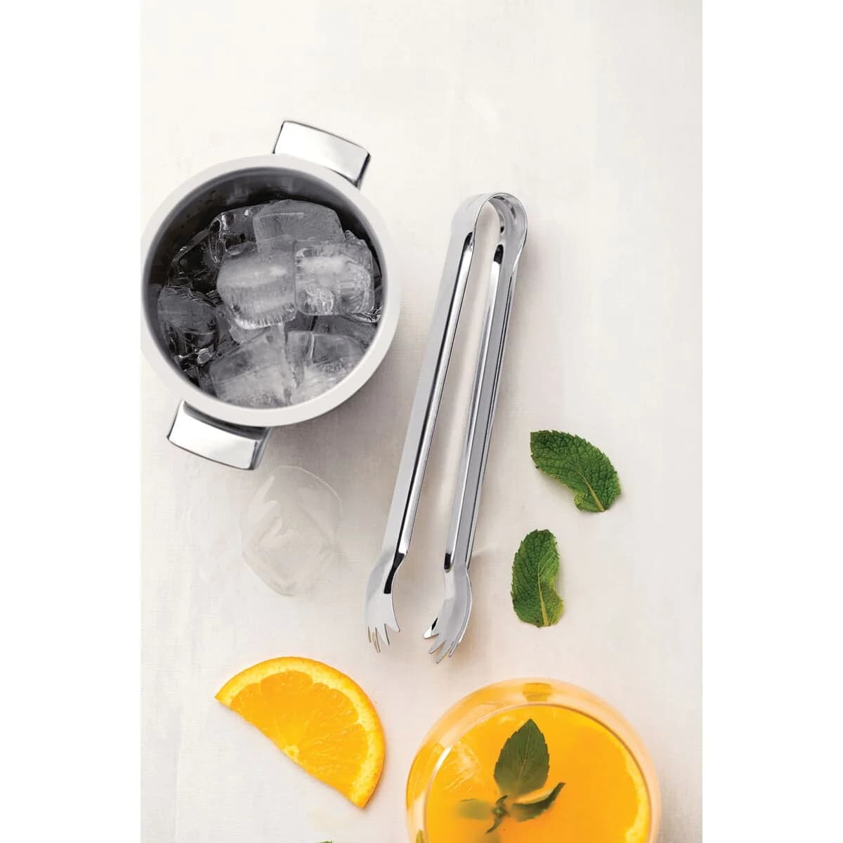 Pinza Para Hielo Tramontina Acero Inoxidable Grupo Dos 18 Cm — imagen 3 de 3