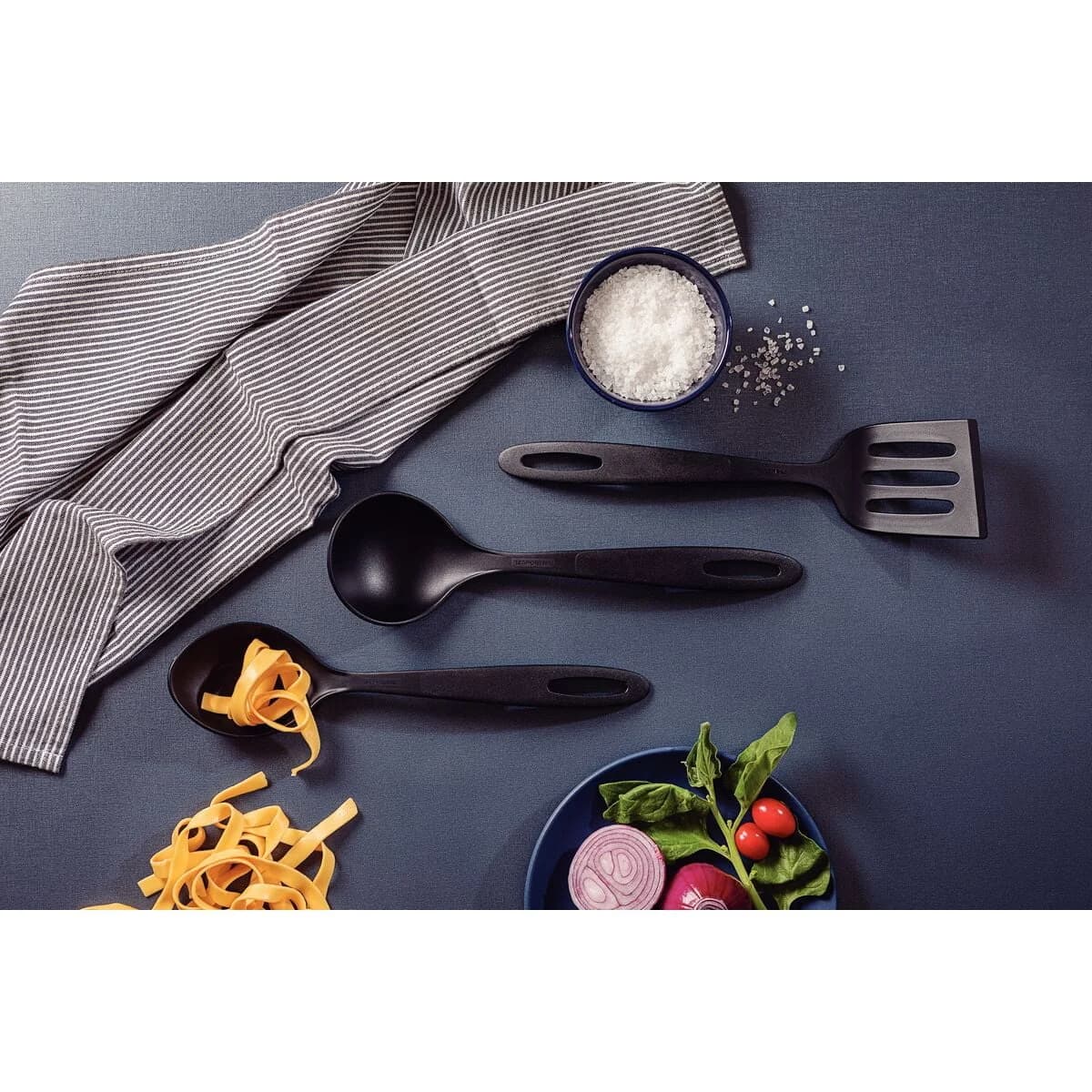 Juego de utensilios Tramontina Ability de nylon 3 piezas color negro — imagen 3 de 3