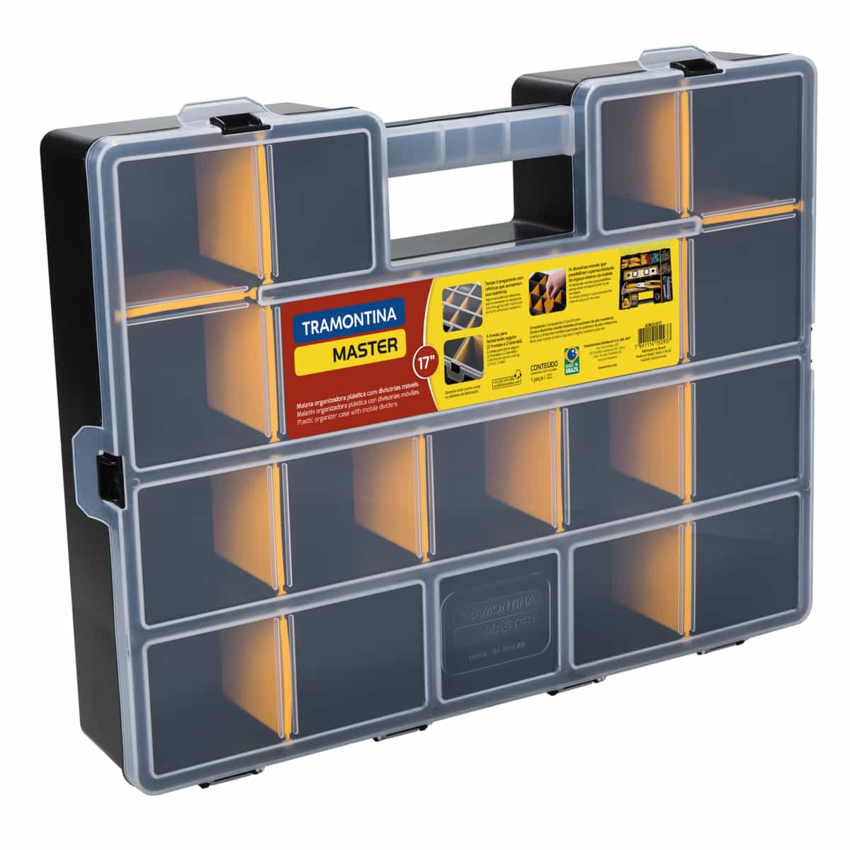 Caja Organizadora Tramontina Divisores Moviles 43 Cm X 33 Cm