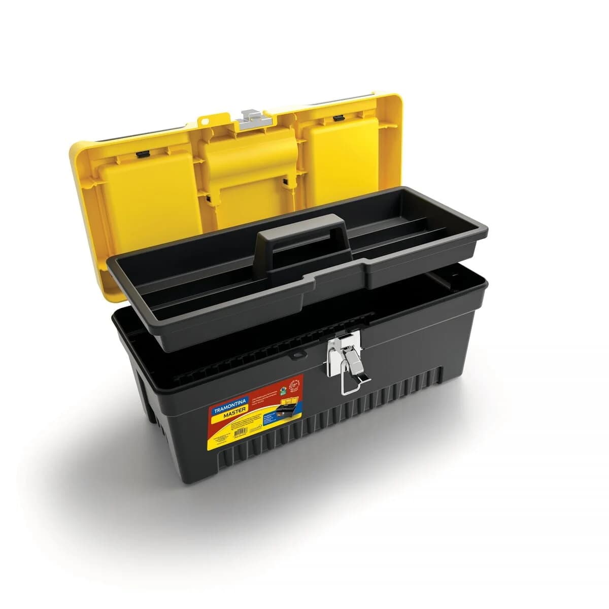 Caja De Herramientas Tramontina Con Bandeja 43 Cm X 19 Cm — imagen 2 de 8