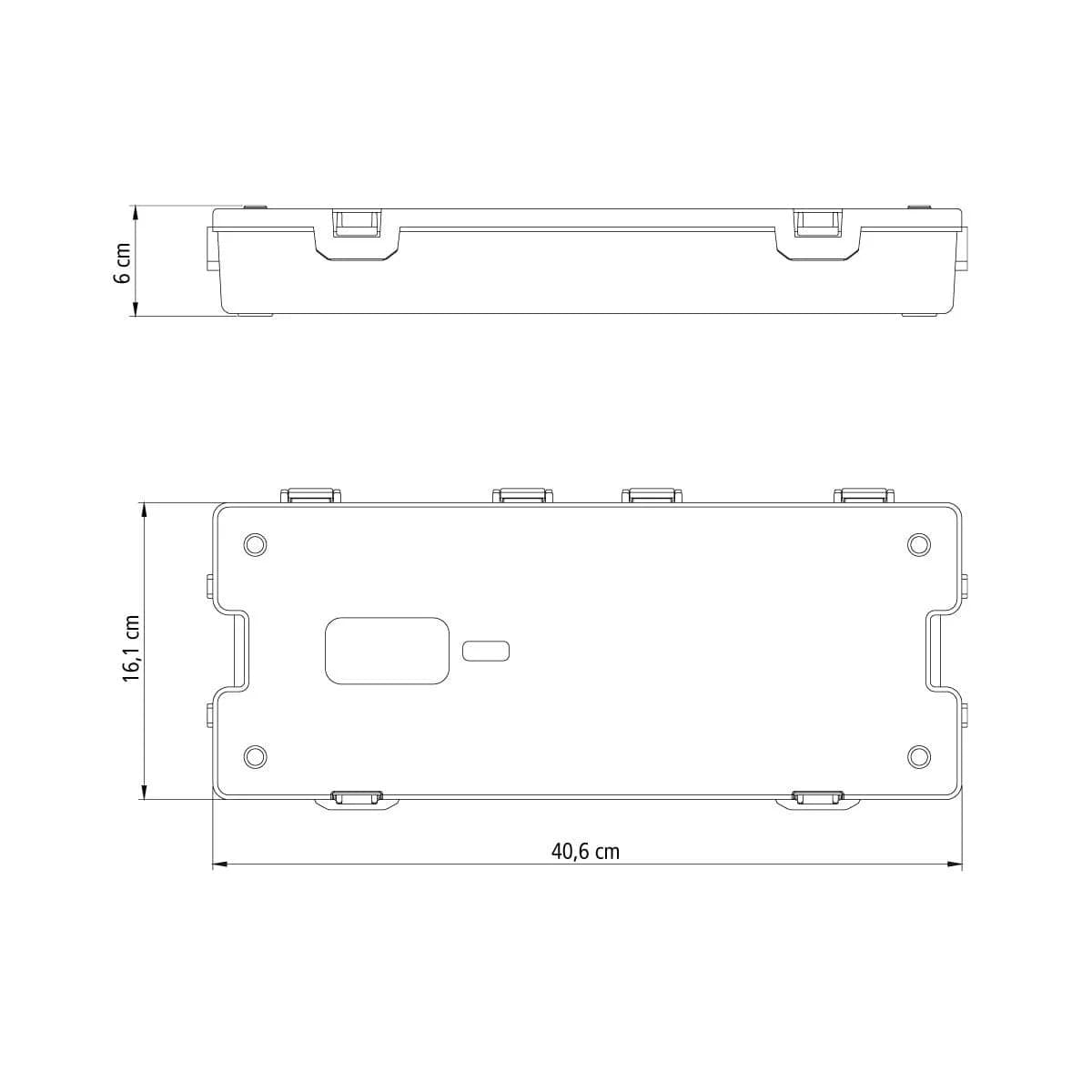 Caja Organizadora Tramontina 13 Divisores 41 Cm X 16 Cm — imagen 3 de 4