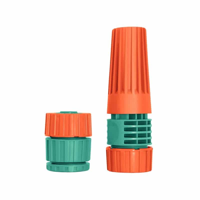 Juego de riego con boquilla Tramontina para manguera de 1/2 pulgada 2 piezas