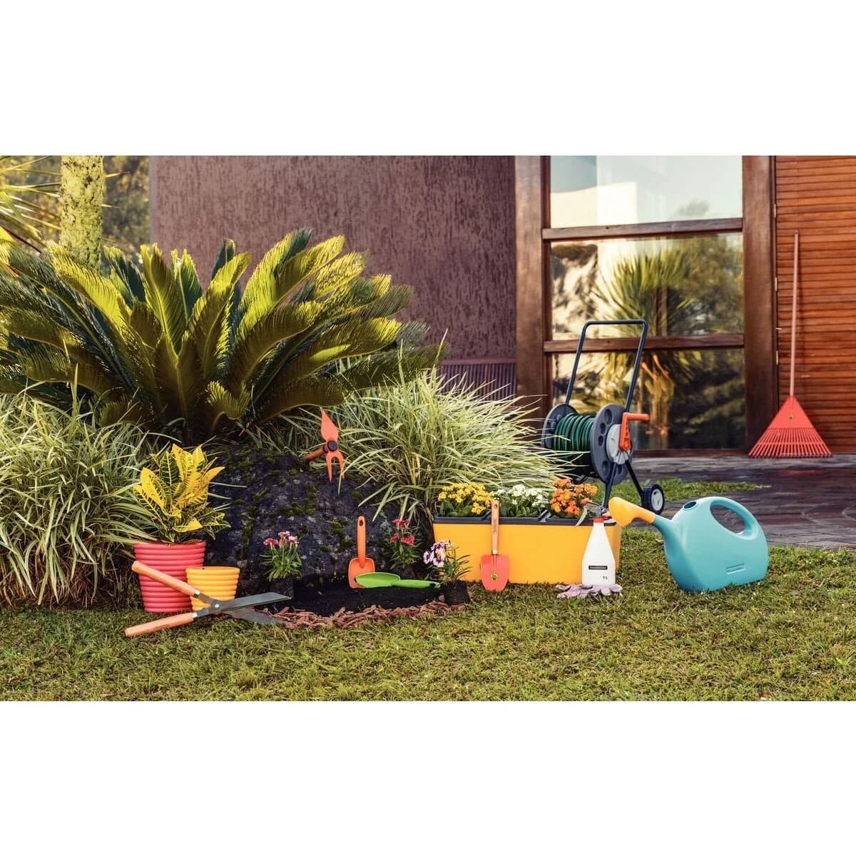 Regadera Riego Jardineria Plastica 7 Litros Tramontina — imagen 5 de 14