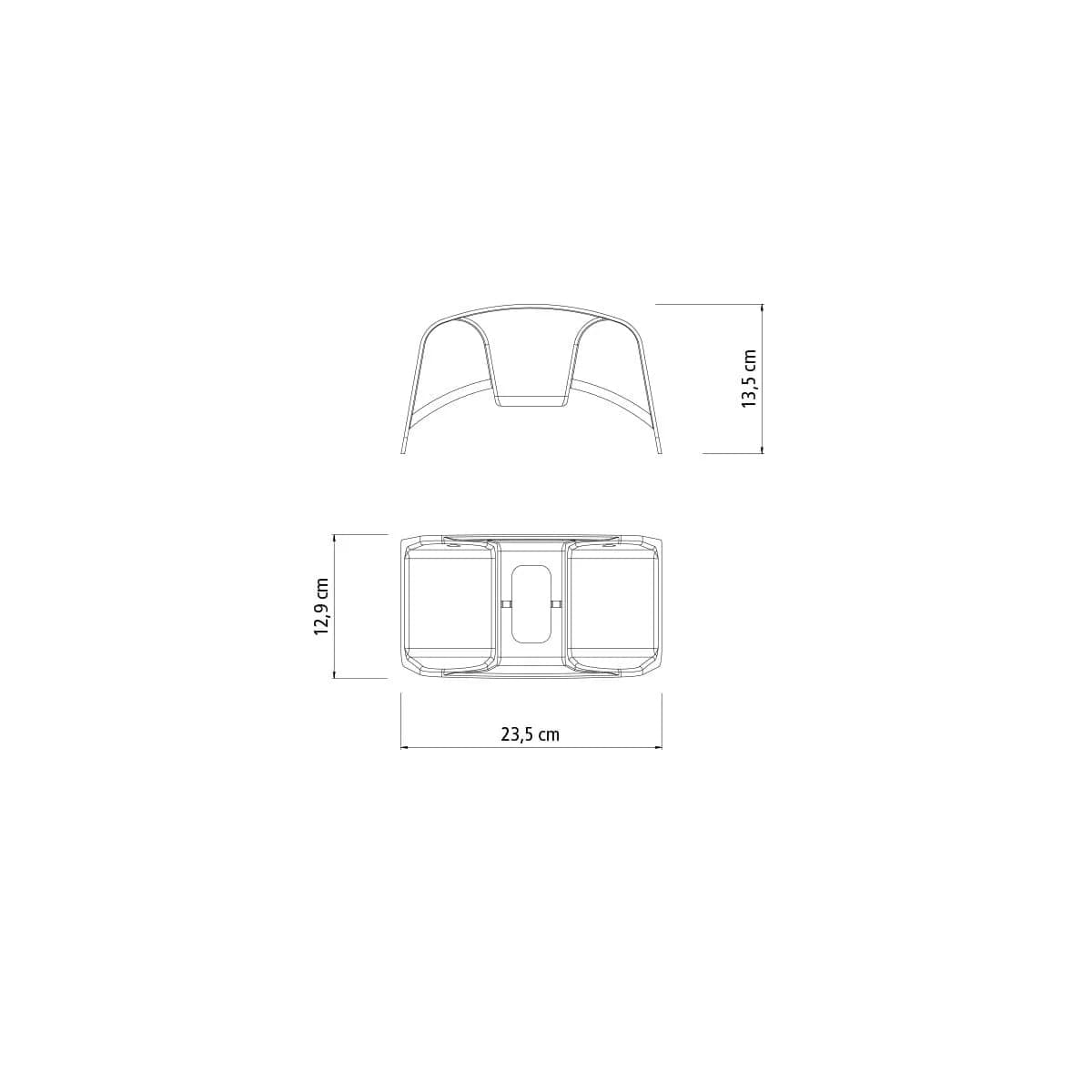 Soporte De Pared Plastico Fijo Para Manguera Tramontina — imagen 3 de 3