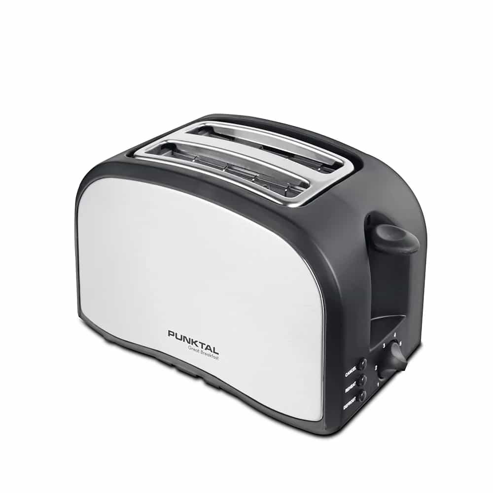 Tostadora Punktal Pk-858 Ai Acero Inoxidable 800w
