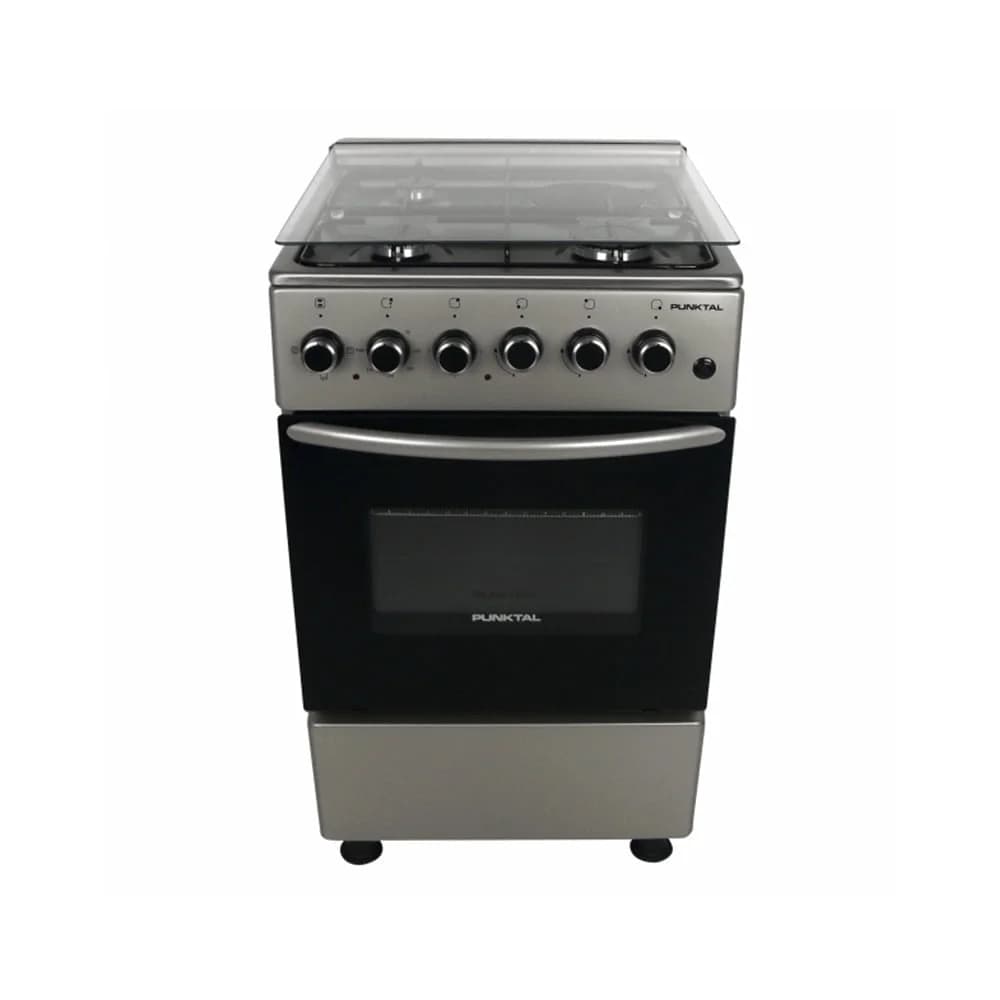 Cocina Punktal Turca Pk-1930tk Gas 4 Hornallas Inox 52l — imagen 4 de 6
