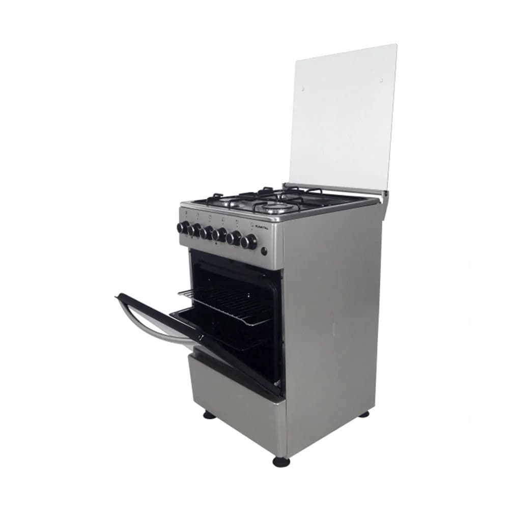 Cocina Punktal Turca Pk-1930tk Gas 4 Hornallas Inox 52l — imagen 5 de 6