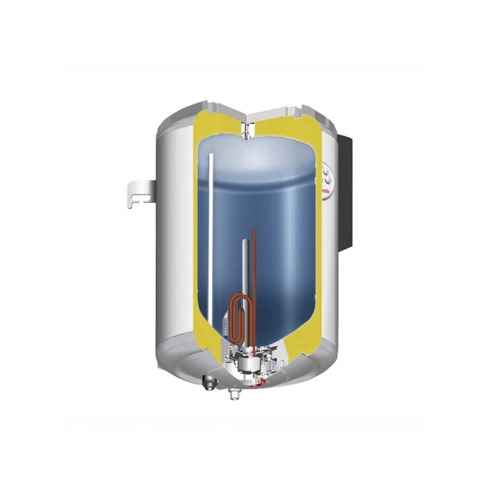 Termotanque Calefon Pacific Pau-050l Acero 50 Lt. Clase B — imagen 2 de 2