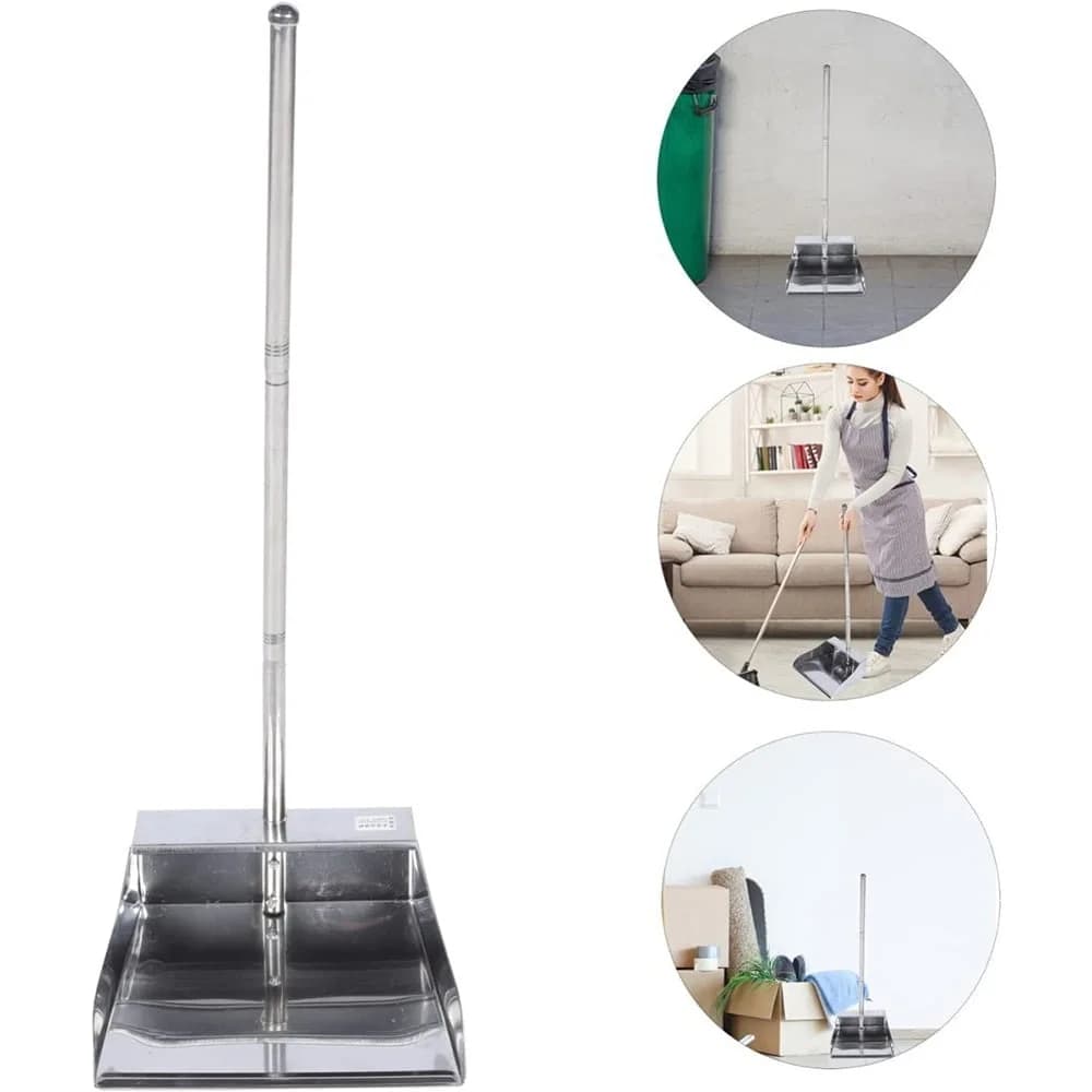 Pala Para Residuos Basura Mango Largo 66 Cm Acero Inoxidable — imagen 2 de 4